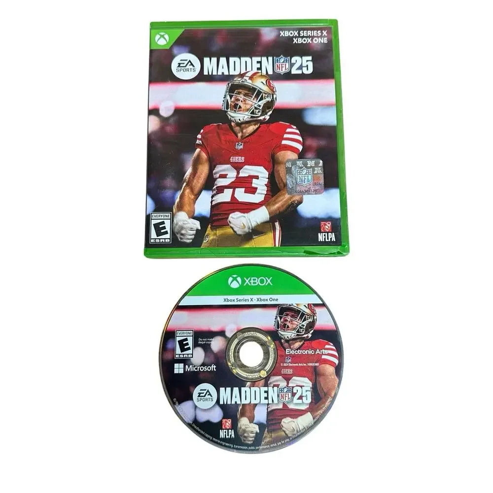 XBox Series X Madden & College Football 25 Video Game Lot EA Sports